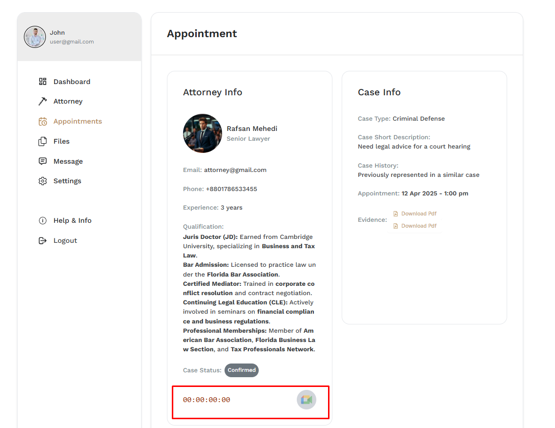 Appointment