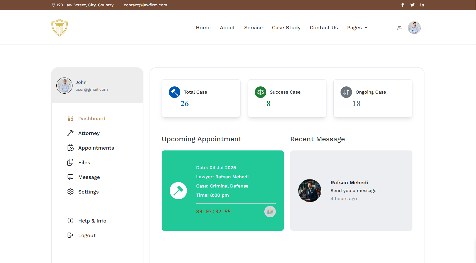 User Dashboard