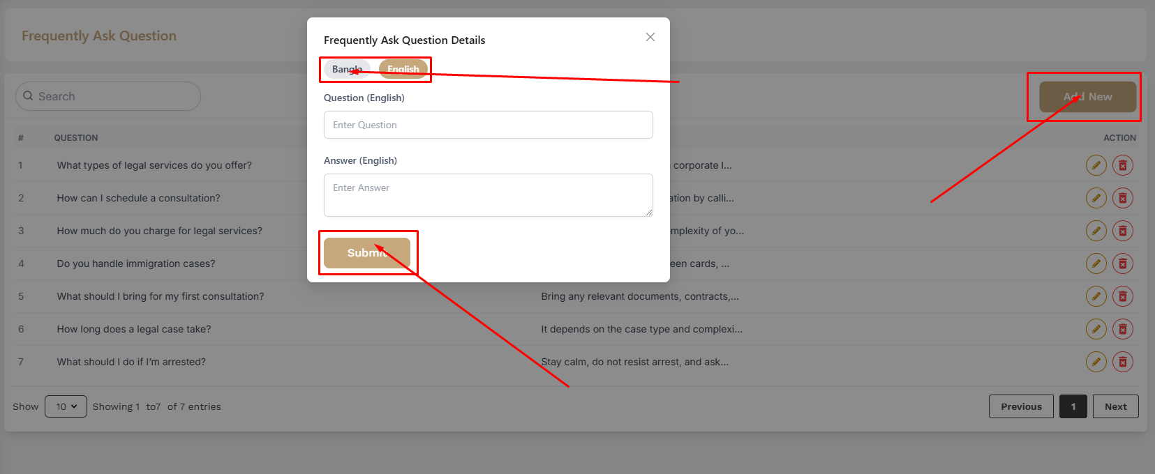 Add FAQ